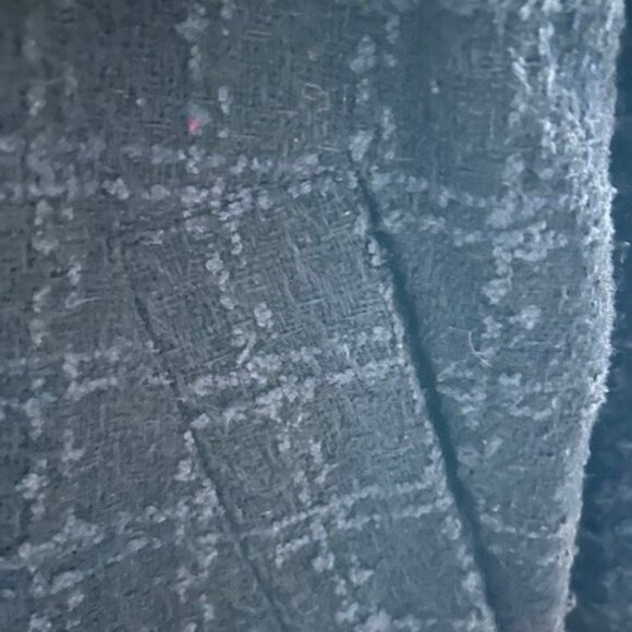 Lauren Conrad Double Breasted Peacoat Jacket--Navy Tweed--Size XL--MSRP $78 - Picture 6 of 7